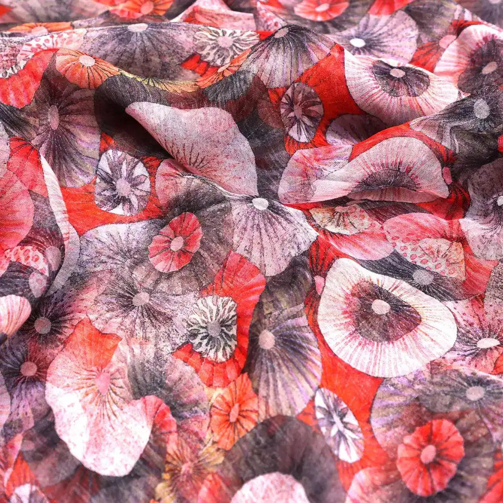 Glam Polished Multicolour Rounded Digital Printed Fabric - Pure Chiffon – pch 0 ta0156 96 glam polished multicolour rounded digital printed fabric pure chiffon 4