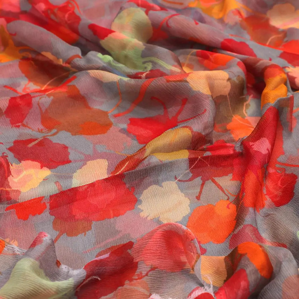 Watercolour Spotted Random Multicolour Flower Digital Printed Fabric - Pure Chiffon – pch 0 ta06965a 96 watercolour spotted random multicolour flower digital printed fabric pure chiffon 3
