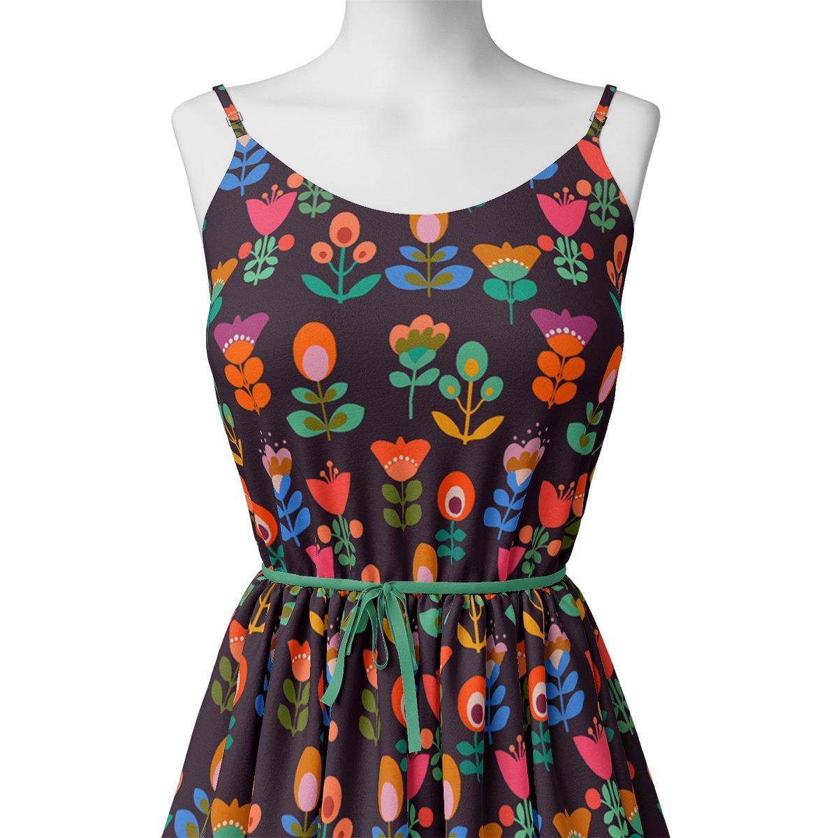 Sketchy Flowers Pattern Digital Printed Fabric - Pure Chiffon – pch 0 ta07617 96 sketchy flowers pattern digital printed fabric pure chiffon 2