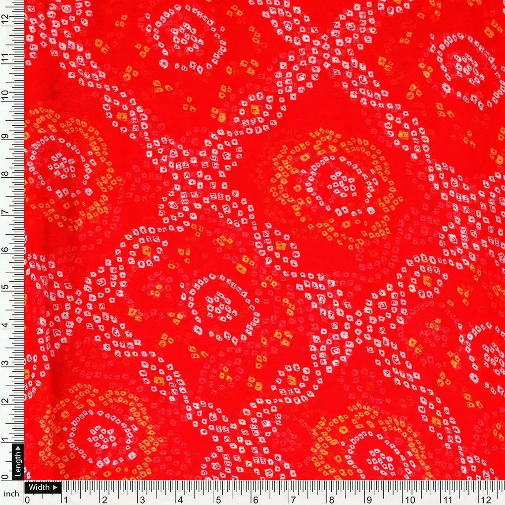 Attractive Seamless Bandhani Digital Printed Fabric - Pure Chiffon – pch 0 ta08268p 96 attractive seamless bandhani digital printed fabric pure chiffon 4