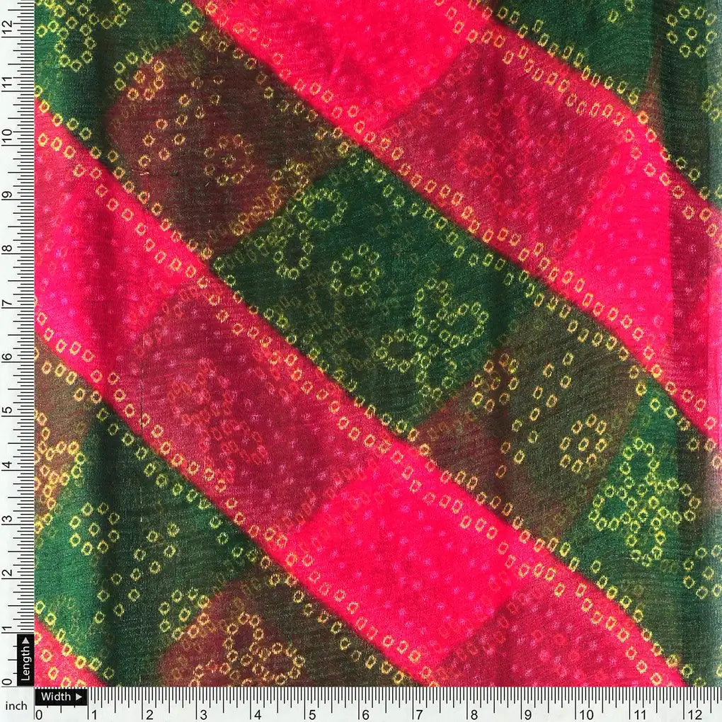 Tiny Yellow With Green Doted Flower Digital Printed Fabric - Pure Chiffon – pch 0 ta08470p6 96 tiny yellow with green doted flower digital printed fabric pure chiffon 4