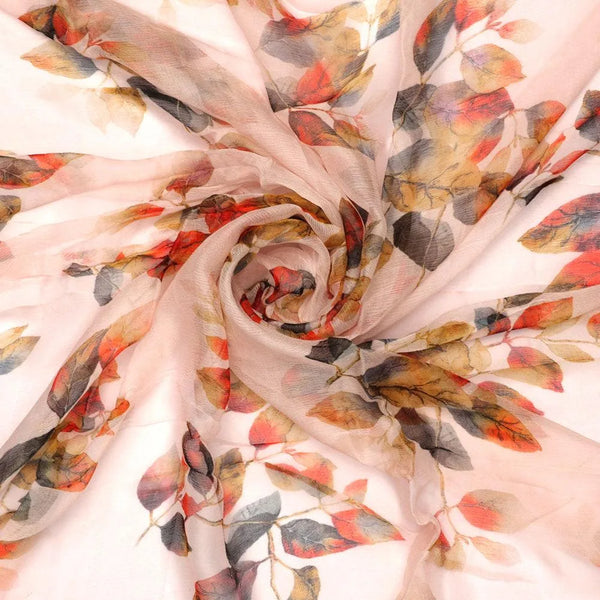 Lovely Small Goat Willow Leafs Digital Printed Fabric - Pure Chiffon – pch 0 ta08589p5 96 lovely small goat willow leafs digital printed fabric pure chiffon 1