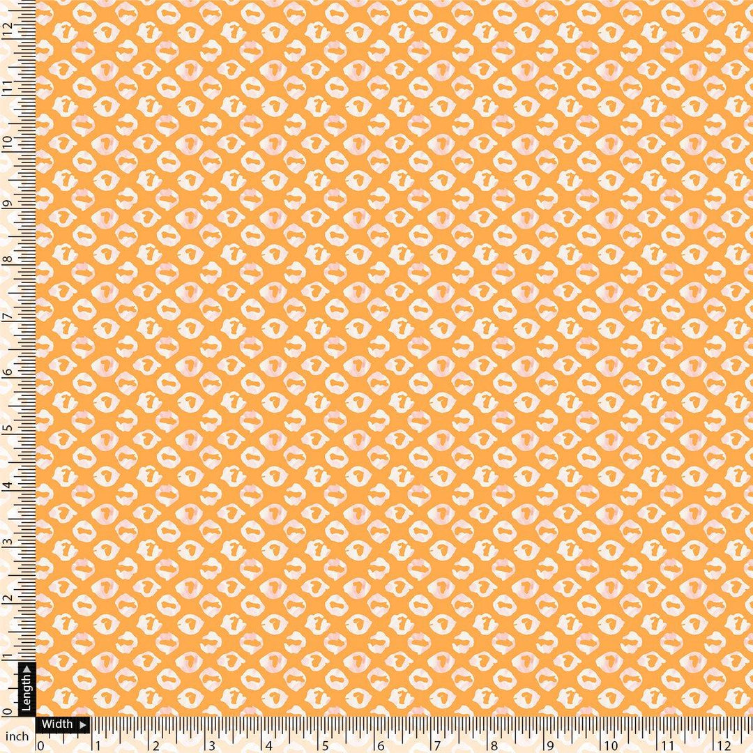 Bird's Eye Seamless Pattern Digital Printed Fabric - Pure Chiffon - FAB VOGUE Studio®