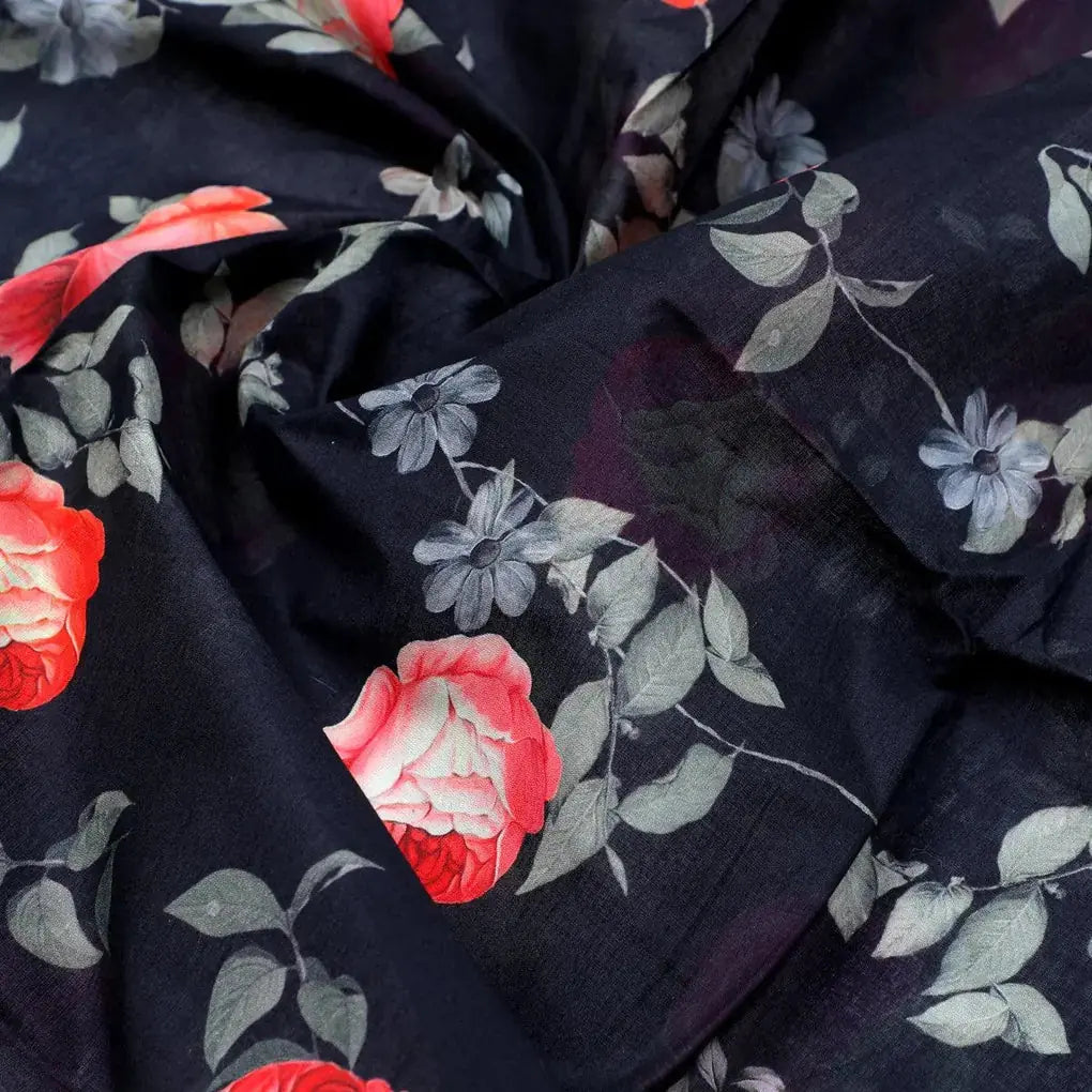 Elegant Floral Over Black Base Digital Printed Fabric – pco 0 0ta06659p1 108 elegant floral over black base digital printed fabric 3