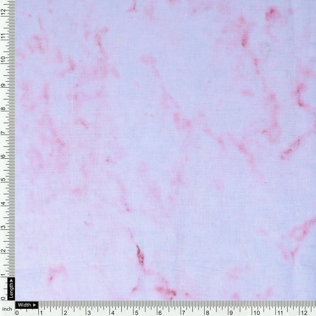 Pink Abstract Pure Cotton Printed Fabric - FAB VOGUE Studio®