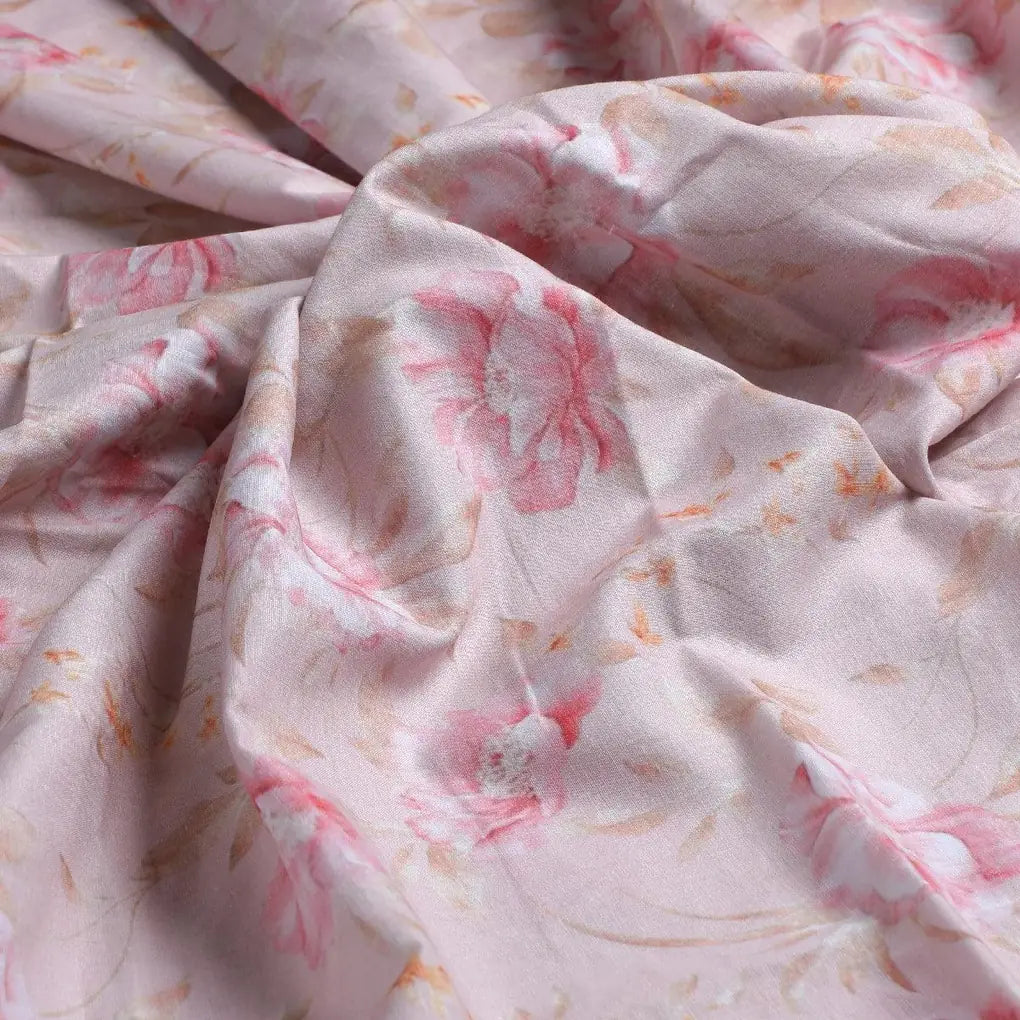 Pure Cotton Digital Printed Fabrics in Light Pink and Floral Leaves Pattern – pco 0 fvs2022581 108 pure cotton digital printed fabrics in light pink and floral leaves pattern 3