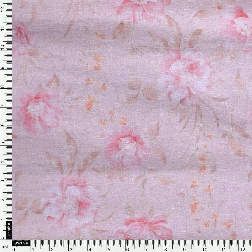 Pure Cotton Digital Printed Fabrics in Light Pink and Floral Leaves Pattern – pco 0 fvs2022581 108 pure cotton digital printed fabrics in light pink and floral leaves pattern 4