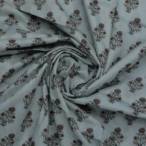 Seamless Indian Mughal Motif Flower Digital Printed Fabric - Pure Cotton – pco 0 ma0120 108 seamless indian mughal motif flower digital printed fabric pure cotton 1