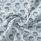 Winter Icy Flower Digital Printed Fabric  - Pure Cotton – pco 0 ma0126 108 winter icy flower digital printed fabric pure cotton 1