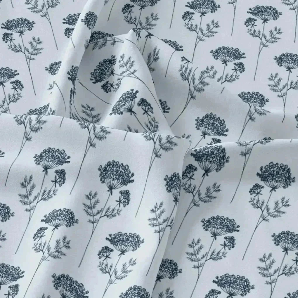 Winter Icy Flower Digital Printed Fabric  - Pure Cotton – pco 0 ma0126 108 winter icy flower digital printed fabric pure cotton 3