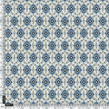 Tiny Blue Medallion Motif Digital Printed Fabric  - Pure Cotton – pco 0 ma012738 108 tiny blue medallion motif digital printed fabric pure cotton 4