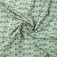 Beautiful Green Seamless Motif Flower Digital Printed Fabric - Pure Cotton – pco 0 ma0128 108 beautiful green seamless motif flower digital printed fabric pure cotton 1