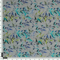 Green And Bluish Leaves Motif Digital Printed Fabric  - Pure Cotton – pco 0 ma013650 108 green and bluish leaves motif digital printed fabric pure cotton 4