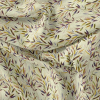 Painted Leaves Allover Digital Printed Fabric  - Pure Cotton – pco 0 ma013670 108 painted leaves allover digital printed fabric pure cotton 1