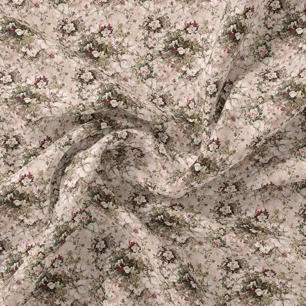 Maroon Floral Pure Cotton Printed Fabric Material – pco 0 ma013933 108 maroon floral pure cotton printed fabric material 1