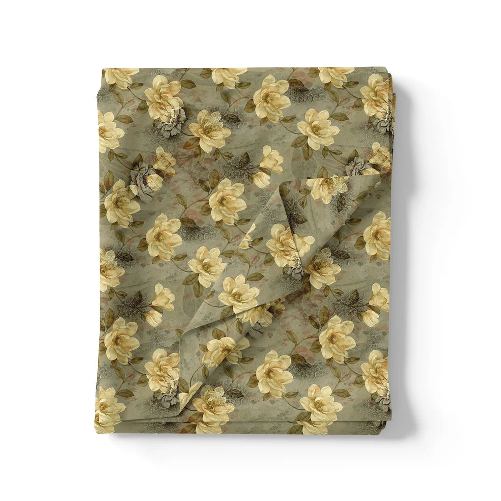 Green Gray Pure Cotton Printed Fabric Material – pco 0 ma014022 108 green gray pure cotton printed fabric material 3