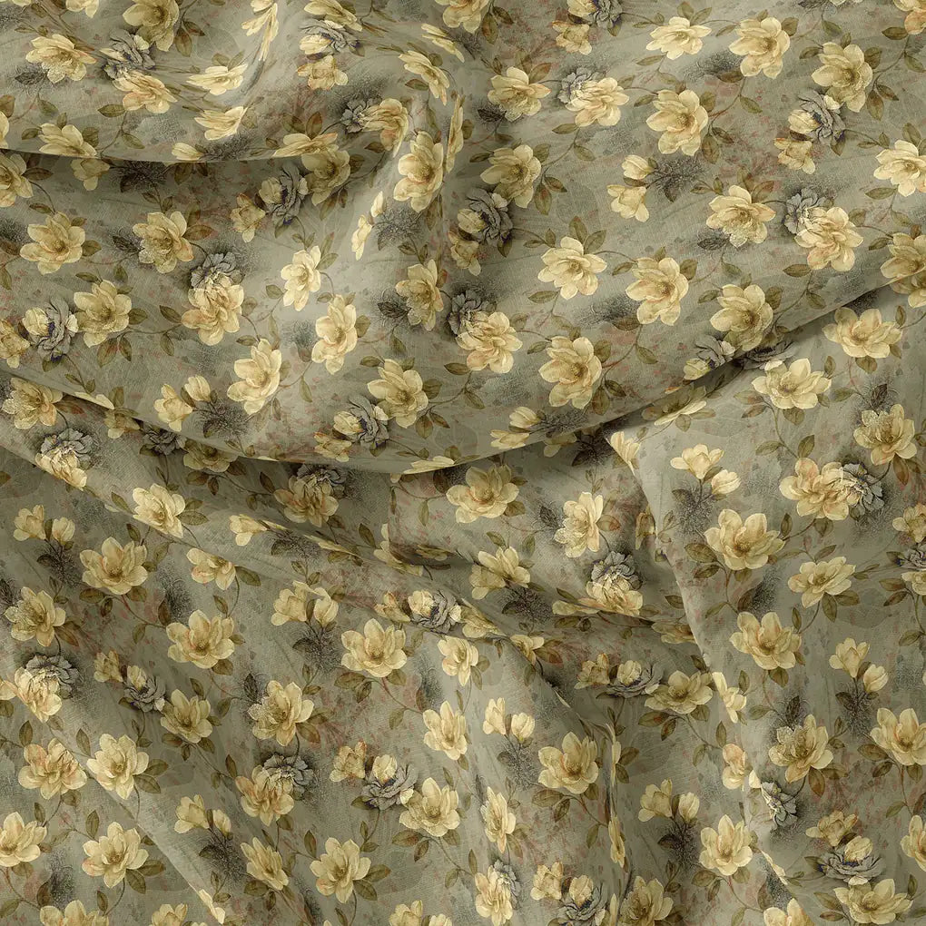 Green Gray Pure Cotton Printed Fabric Material – pco 0 ma014022 108 green gray pure cotton printed fabric material 4