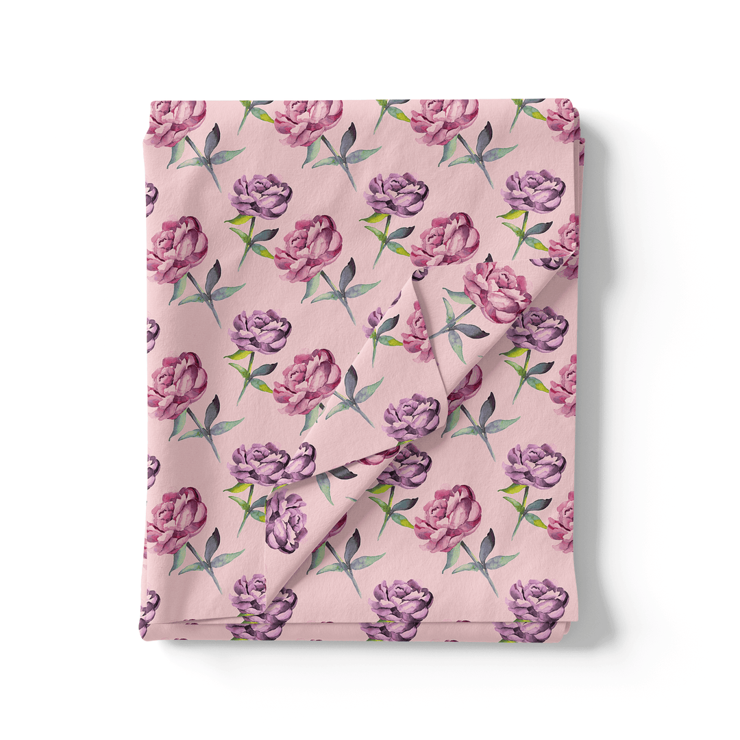 Benifuji Flower Pure Cotton Printed Fabric Material - FAB VOGUE Studio®