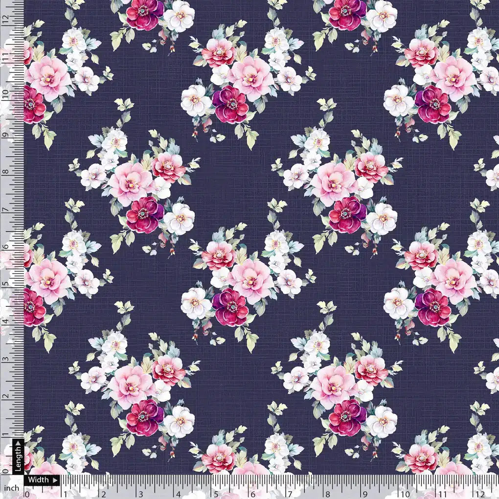 Red Flower Pure Cotton Printed Fabric Material – pco 0 ma015502 108 red flower pure cotton printed fabric material 5