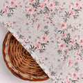 Watercolour Iris Flower With Green Leaves Digital Printed Fabric - Pure Cotton – pco 0 ma015589 108 watercolour iris flower with green leaves digital printed fabric pure cotton 2