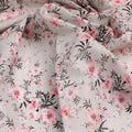 Watercolour Iris Flower With Green Leaves Digital Printed Fabric - Pure Cotton – pco 0 ma015589 108 watercolour iris flower with green leaves digital printed fabric pure cotton 3