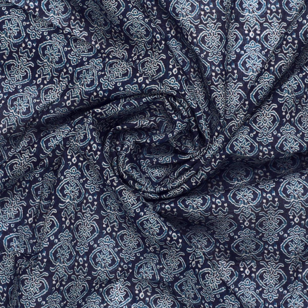 Morden Ogee Seamless Repeat Digital Printed Fabric - Cotton - FAB VOGUE Studio®