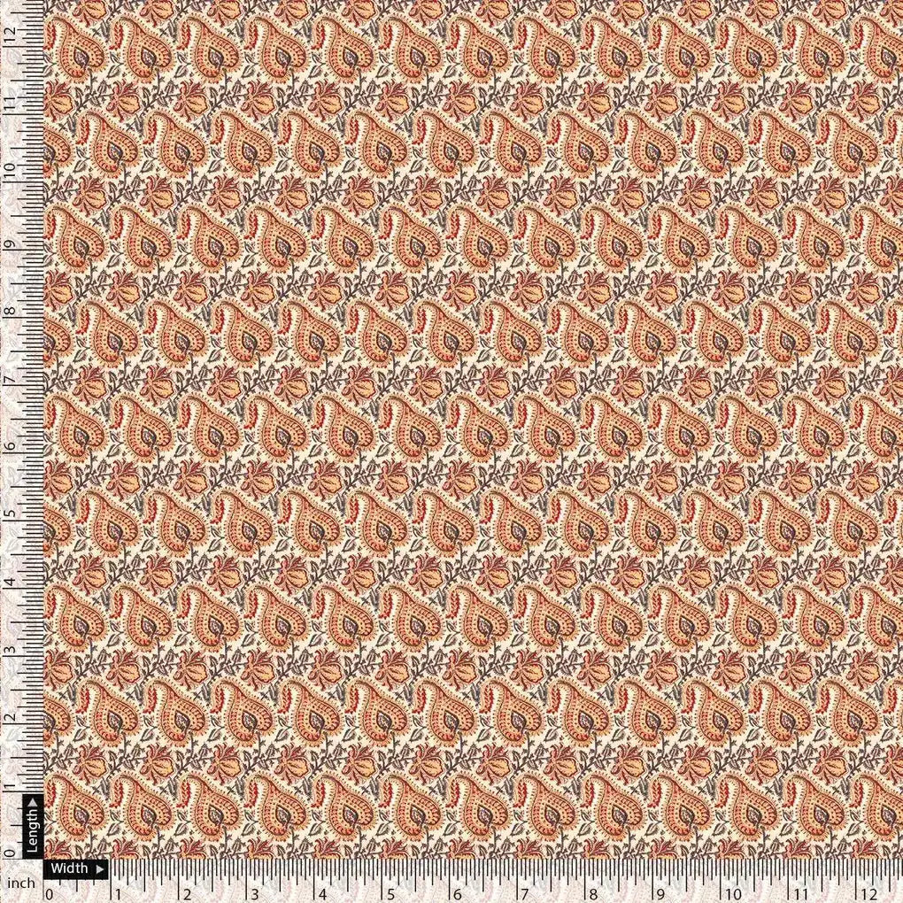 Beautiful Birch Leaves With Golden Flower Digital Printed Fabric - Cotton – pco 0 ma02032 108 beautiful birch leaves with golden flower digital printed fabric cotton 4