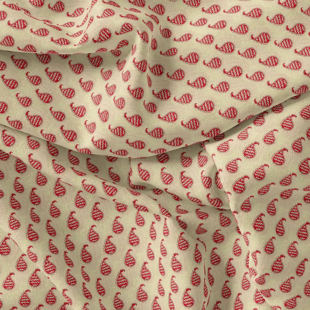 Cream Autumnal Pure Cotton Printed Fabric Material – pco 0 ma02067 108 cream autumnal pure cotton printed fabric material 4