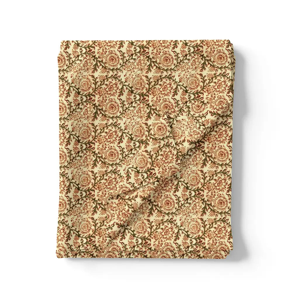 Golden Festive Pure Cotton Printed Fabric Material – pco 0 ma02071 108 golden festive pure cotton printed fabric material 2