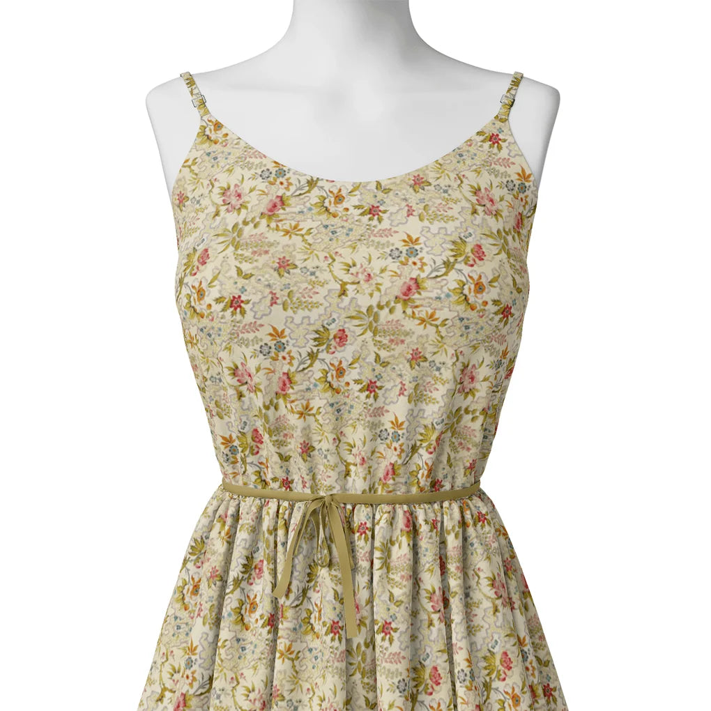 Green Floral Pure Cotton Printed Fabric Material – pco 0 ma02546 108 green floral pure cotton printed fabric material 2