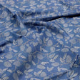 White Jasud Flower With Stalk Digital Printed Fabric - Pure Cotton – pco 0 ma02863p3 108 white jasud flower with stalk digital printed fabric pure cotton 3