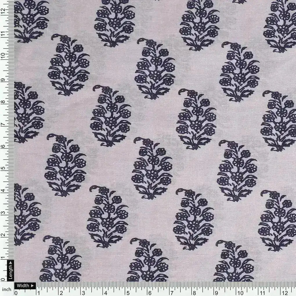 Block Print Motif Digital Printed Fabric - Pure Cotton – pco 0 ma03105p4 108 block print motif digital printed fabric pure cotton 4