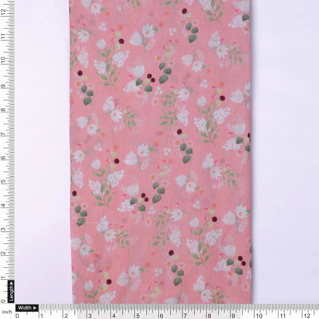 Disty Print On Peach Digital Printed Fabric - Pure Cotton – pco 0 ma04390 108 disty print on peach digital printed fabric pure cotton 4