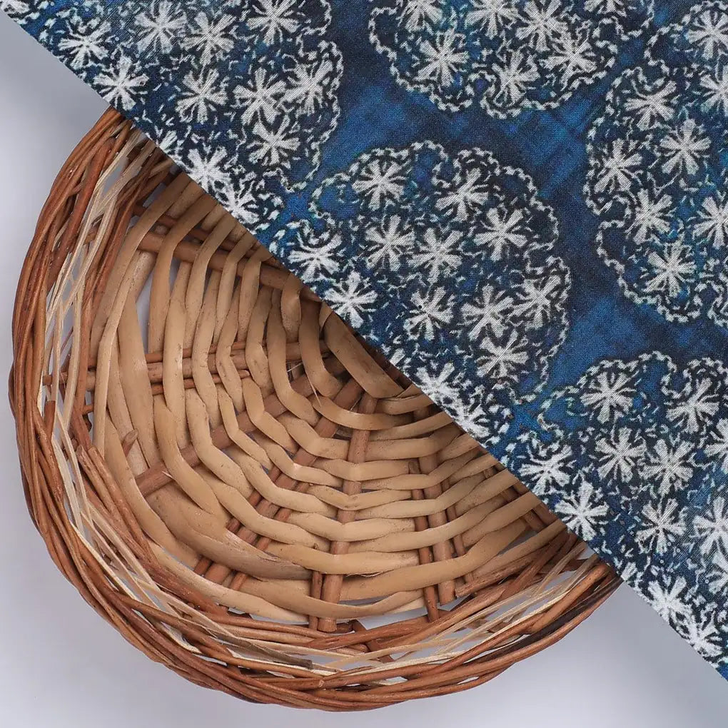 New Multi Round Star Blue Digital Printed Fabric - Pure Cotton – pco 0 ma0580 108 new multi round star blue digital printed fabric pure cotton 2