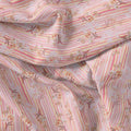 Pink Flower Leaves With Strips Digital Printed Fabric - Pure Cotton – pco 0 ma06460 108 pink flower leaves with strips digital printed fabric pure cotton 4