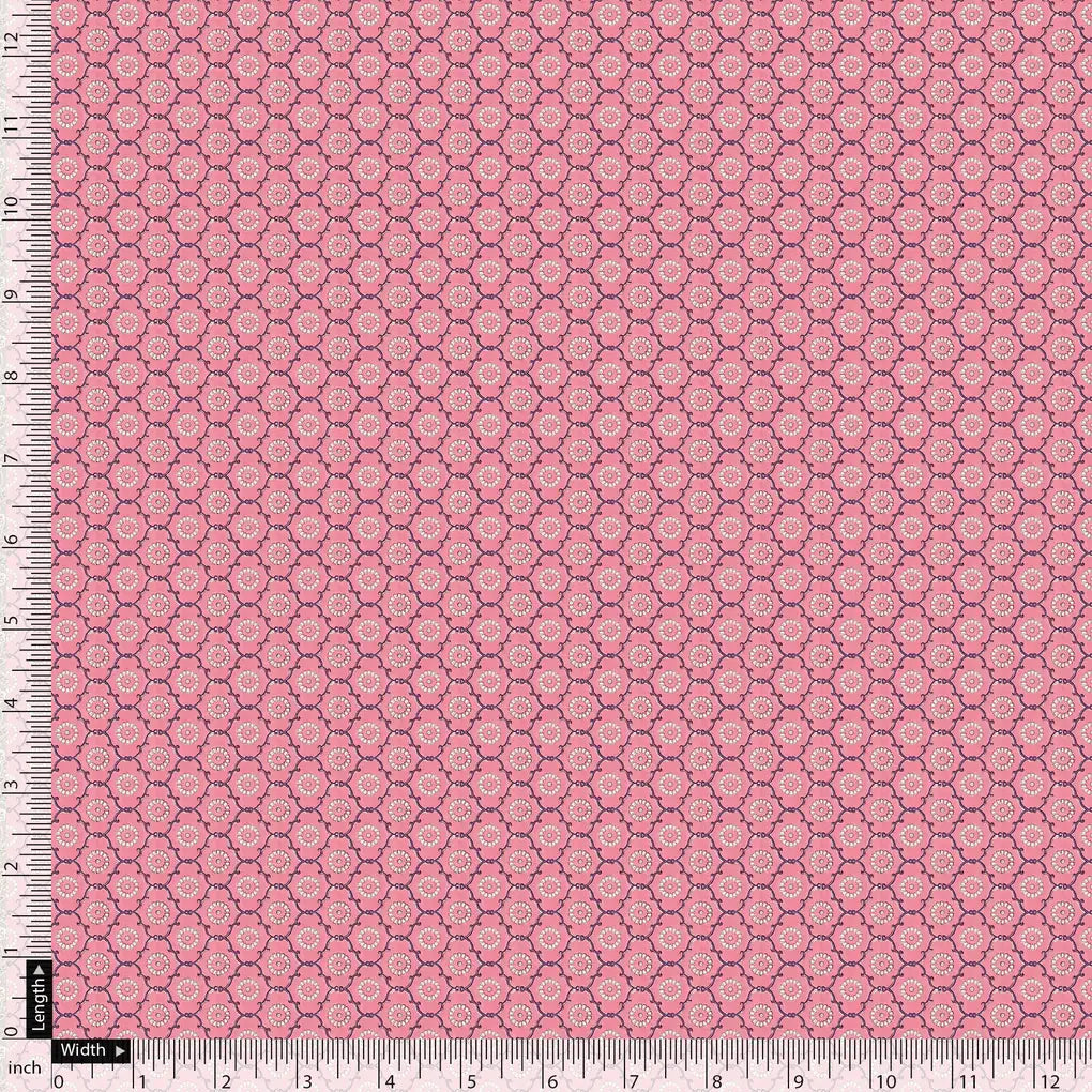 Hot Pink Summer Quatrefoil Digital Printed Fabric - Pure Cotton – pco 0 ma0698 108 hot pink summer quatrefoil digital printed fabric pure cotton 4