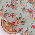 White Daisy With Red Roses Floral Digital Printed Fabric - Pure Cotton – pco 0 ma08602 108 white daisy with red roses floral digital printed fabric pure cotton 2