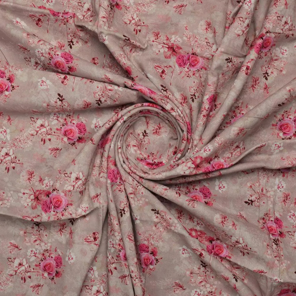 Tiny Roses Of Seamless Pattern Digital Printed Fabric - Cotton – pco 0 ma08607 108 tiny roses of seamless pattern digital printed fabric cotton 1