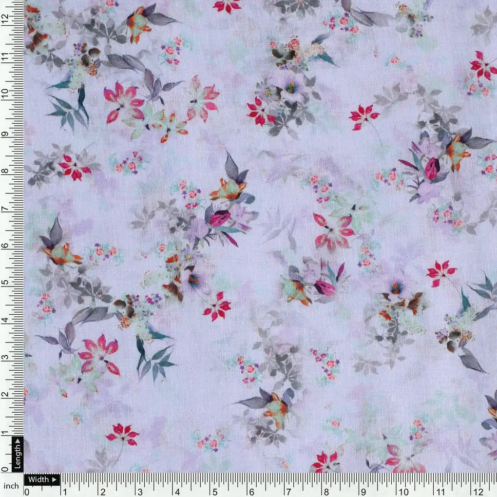 Tiny Iris With Leaves Digital Printed Fabric - Cotton – pco 0 ma08632 108 tiny iris with leaves digital printed fabric cotton 4