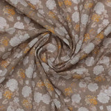 Beautiful Floral Vine Over Brown Base Digital Printed Fabric – pco 0 ma09110 108 beautiful floral vine over brown base digital printed fabric 1