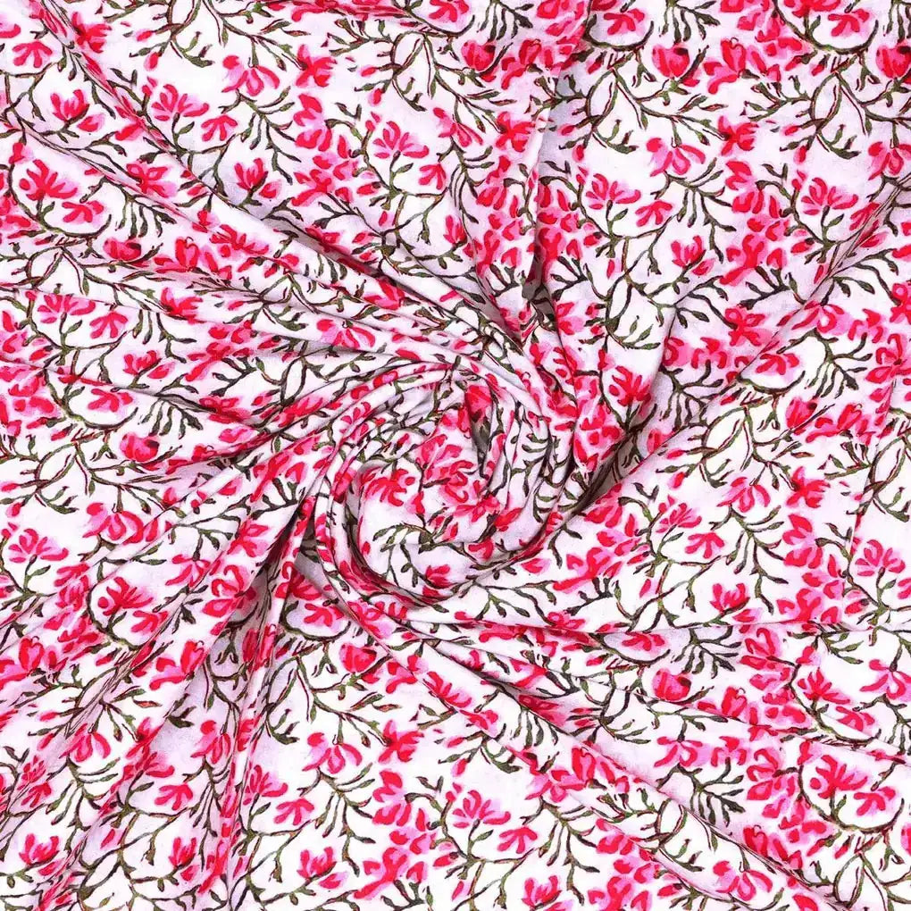Pink Floral Ditzy Pattern Digital Printed Fabric – pco 0 ma09647 108 pink floral ditzy pattern digital printed fabric 1