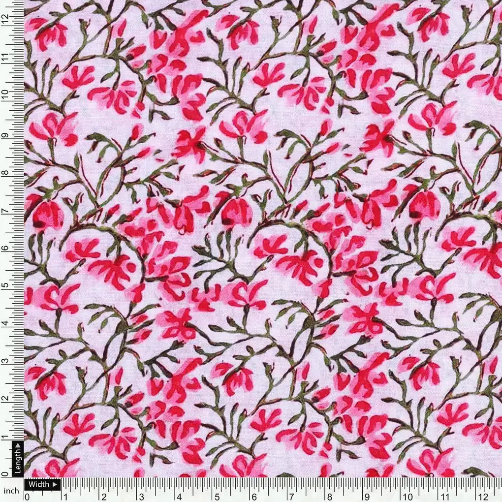 Pink Floral Ditzy Pattern Digital Printed Fabric – pco 0 ma09647 108 pink floral ditzy pattern digital printed fabric 4