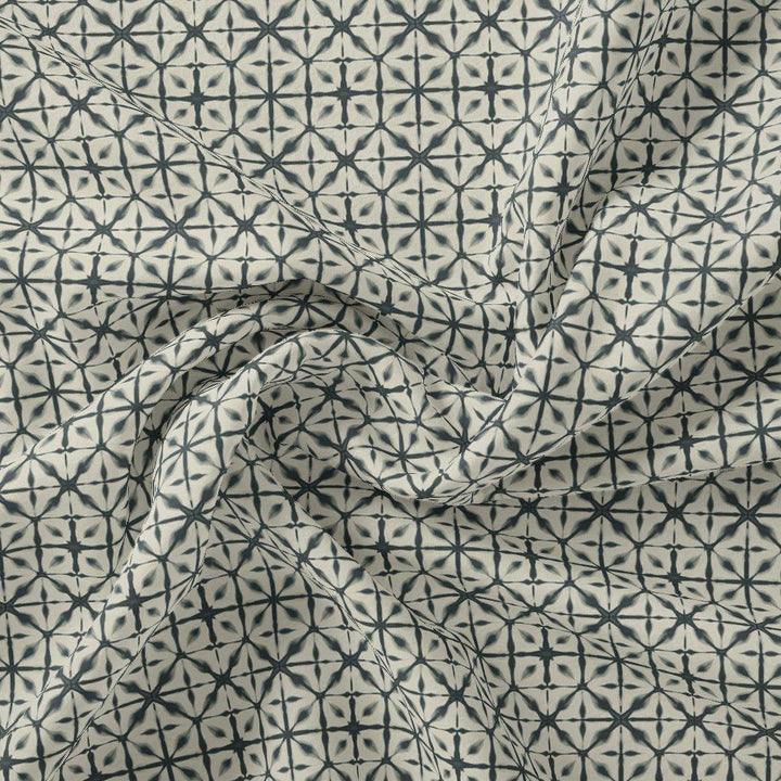 Watercolour Tringle And Square Seamless Pattern Digital Printed Fabric - Cotton - FAB VOGUE Studio®