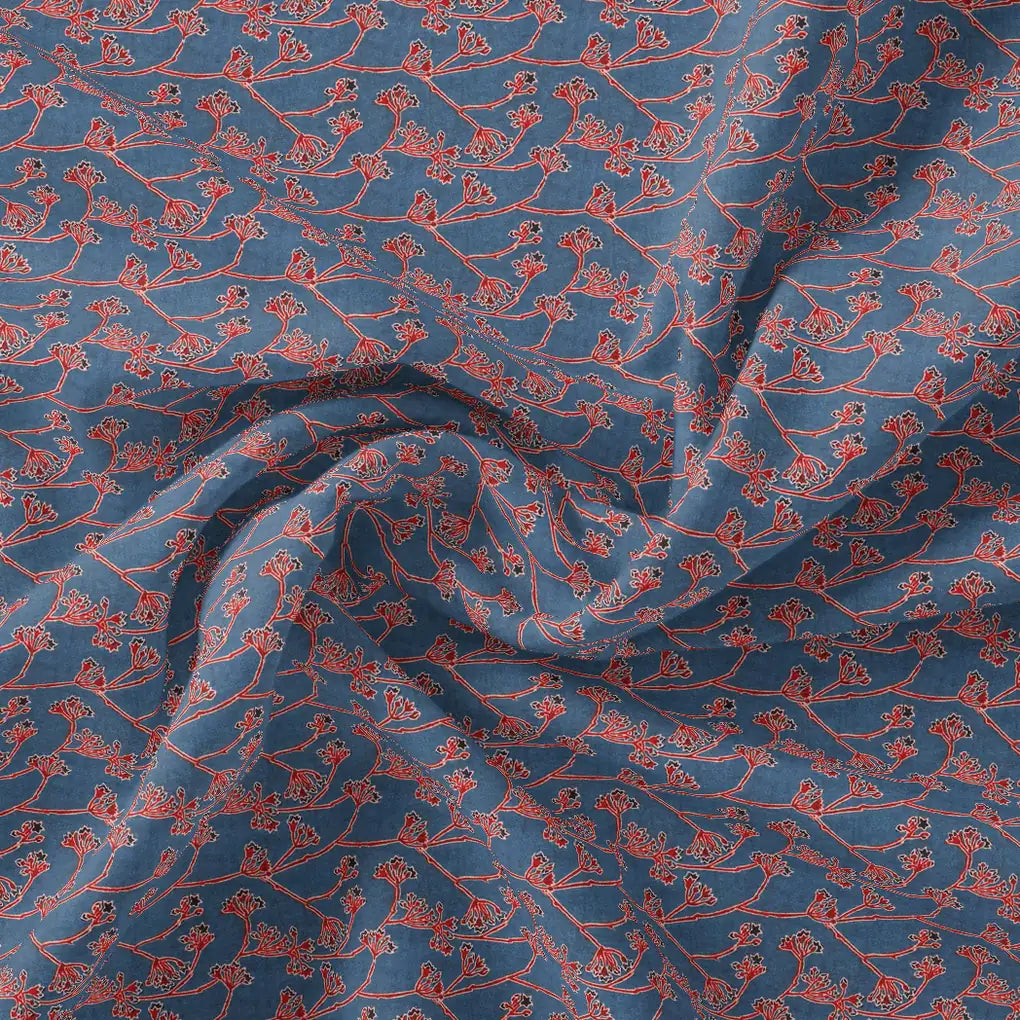 Winter Fallen Red Branches Digital Printed Fabric - Pure Cotton – pco 0 ma1058 108 winter fallen red branches digital printed fabric pure cotton 1