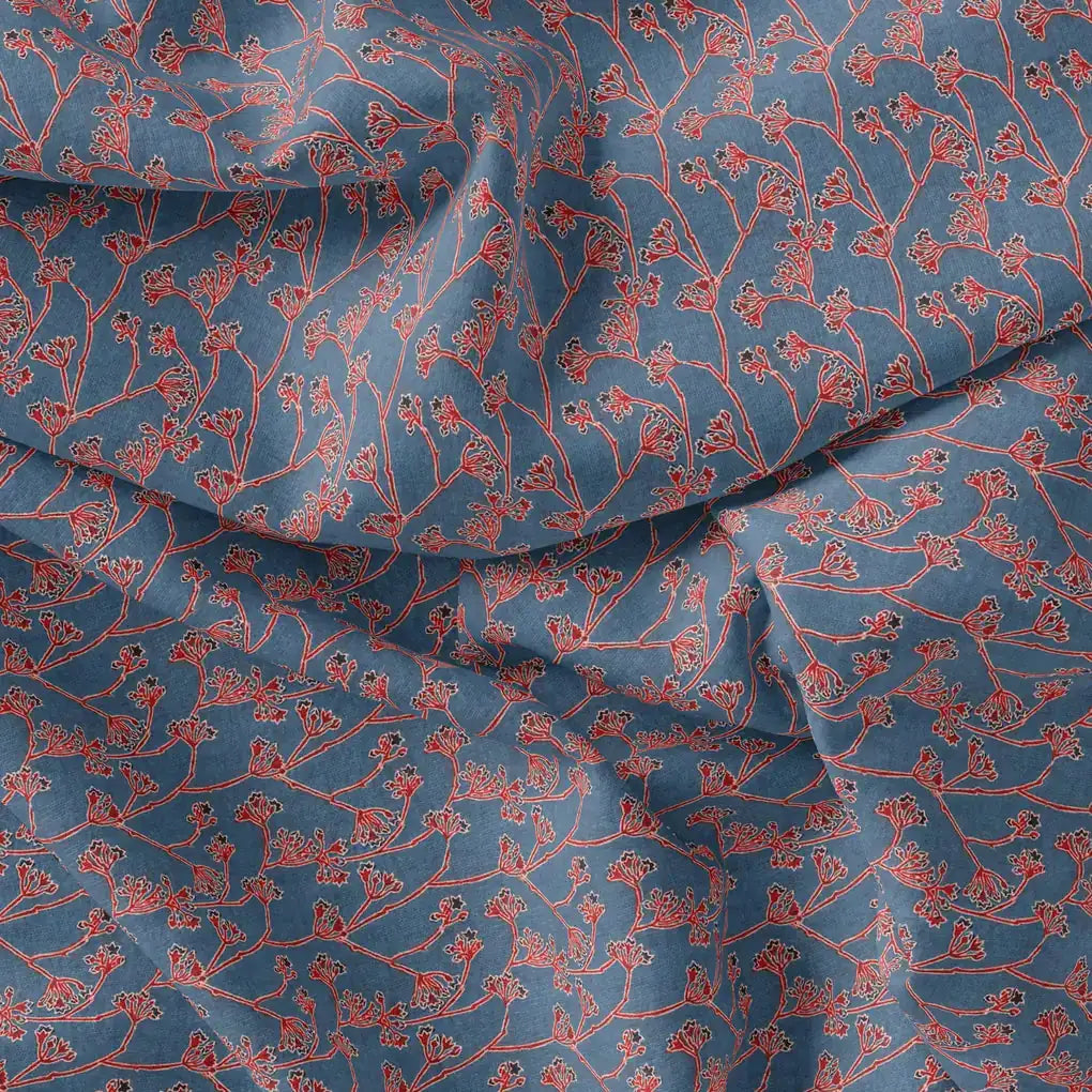 Winter Fallen Red Branches Digital Printed Fabric - Pure Cotton – pco 0 ma1058 108 winter fallen red branches digital printed fabric pure cotton 4