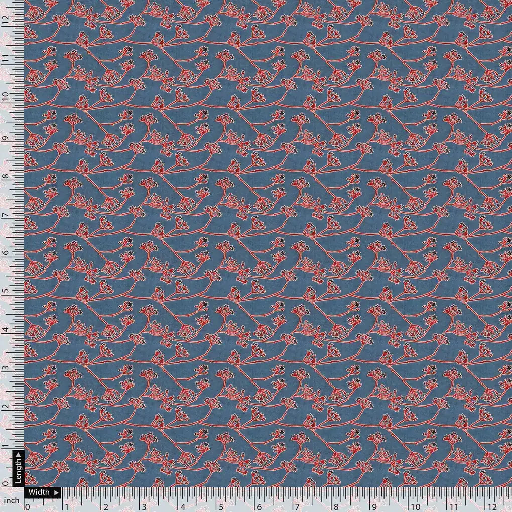 Winter Fallen Red Branches Digital Printed Fabric - Pure Cotton – pco 0 ma1058 108 winter fallen red branches digital printed fabric pure cotton 5