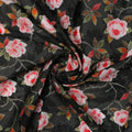 Ditsy Pink Rose With Green Leaves Digital Printed Fabric - Pure Cotton – pco 0 ta 05727 108 ditsy pink rose with green leaves digital printed fabric pure cotton 1