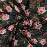 Ditsy Pink Rose With Green Leaves Digital Printed Fabric - Pure Cotton – pco 0 ta 05727 108 ditsy pink rose with green leaves digital printed fabric pure cotton 1