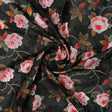 Ditsy Pink Rose With Green Leaves Digital Printed Fabric - Pure Cotton – pco 0 ta 05727 108 ditsy pink rose with green leaves digital printed fabric pure cotton 1