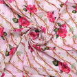 Autumnal Red Roses With Leaves Digital Printed Fabric - Pure Cotton – pco 0 ta 06478 108 autumnal red roses with leaves digital printed fabric pure cotton 1